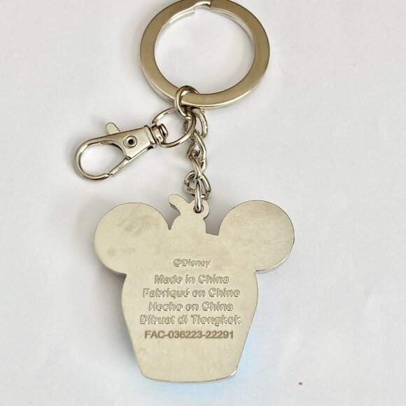 Disney Mickey Mouse Cupcake Snack Keychain Keyring Bag Purse Charm Zipper Pull - Picture 5 of 8